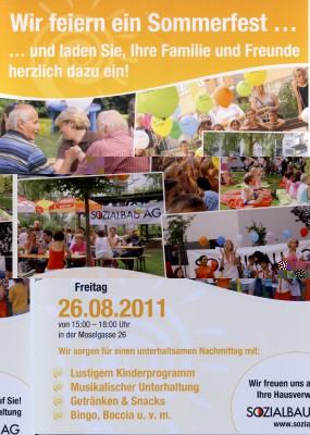 Sommerfest am 26.08.2011