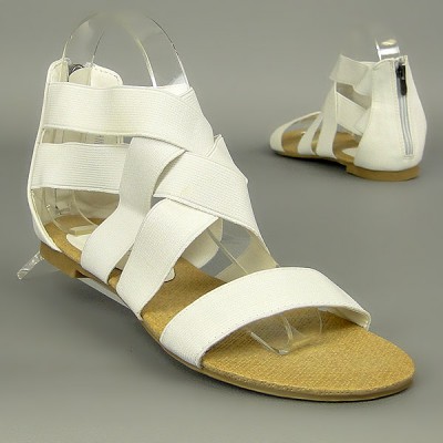 Damensandalen Weiss