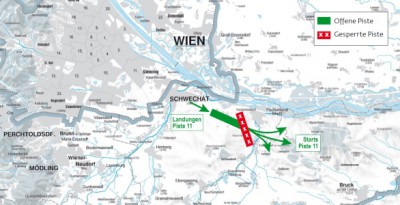 Pistennutzung bei Wind aus östlicher Richtung