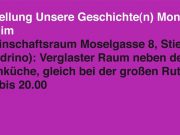 UnsereGeschichten Ausstellung Einladung Mo Fr Titel